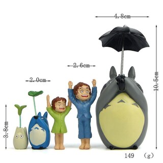 Foto 4 | Foto 4 | Venta Internacional - Figura De Juguete Blessing Totoro Sisters, 5 Piezas De Pvc, 0,149 Kg