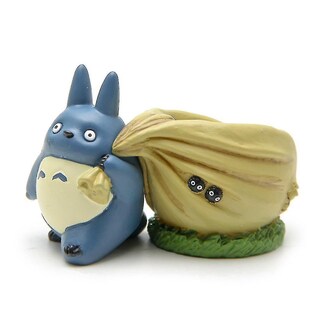 Foto 1 | Foto 1 | Venta Internacional - Figura De Juguete Mini Totoro Azul Con Bolsa Modelo Pvc De 5 X 8 Cm