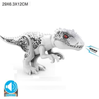 Foto 3 | Foto 3 | Figuras De Dinosaurios Building Block Jurassic World Raptor Mini 2 - Venta Internacional.