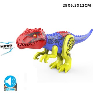 Foto 1 | Foto 1 | Figuras De Dinosaurios Building Block Jurassic World Raptor Mini 2 - Venta Internacional.