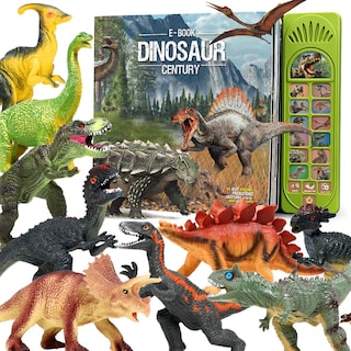 Foto 1 | Foto 1 | Figuras de Dinosaurio Toys Fruse con Libro de Sonido Interactivo - Venta Internacional