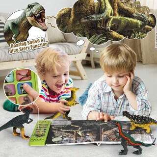 Foto 3 | Foto 3 | Figuras de Dinosaurio Toys Fruse con Libro de Sonido Interactivo - Venta Internacional