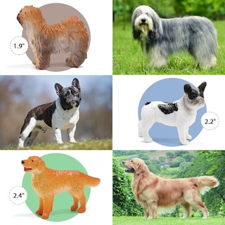 Foto 6 | Foto 6 | Set De Juego Dog Figures Mini Tudou Con Caseta Para Perros, 12 Piezas - Venta Internacional.