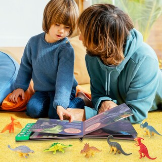 Foto 6 | Foto 6 | Toy Sound Book + 12 Figuras De Dinosaurios De Juguete Para Niños De 3 A 6 Años - Venta Internacional.