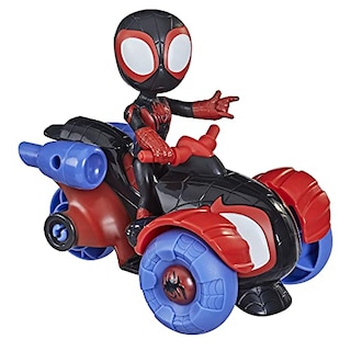 Foto 2 | Foto 2 | Figura de Acción Y Vehículo Tecno-racer Marvel Spidey Miles - Venta Internacional