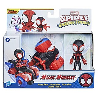Foto 4 | Foto 4 | Figura de Acción Y Vehículo Tecno-racer Marvel Spidey Miles - Venta Internacional