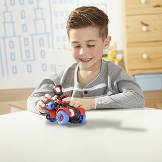 Foto 7 | Foto 7 | Figura de Acción Y Vehículo Tecno-racer Marvel Spidey Miles - Venta Internacional