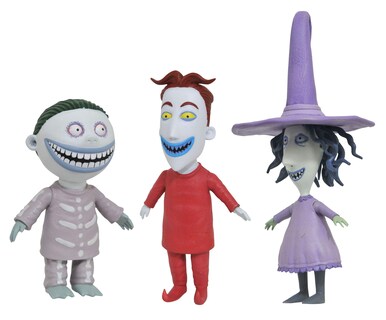 Foto 1 | Foto 1 | Figuras de Acción Diamond Select Toys The Nightmare Before Christmas 3 Piezas - Venta Internacional