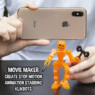 Foto 5 | Foto 5 | Figura de Juguete Animada En Stop Motion Zing Klikbot Cannon - Venta Internacional