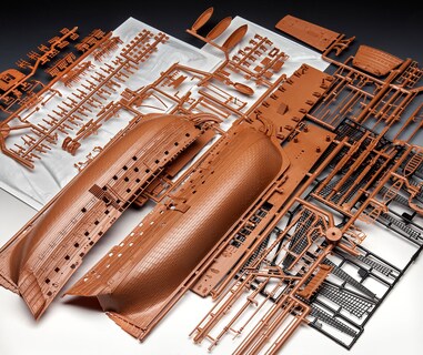 Foto 7 | Foto 7 | Maqueta de Barco Revell H.m.s.victory Escala 1:225, 261 Piezas - Venta Internacional