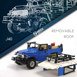 Foto 6 | Foto 6 | Bloques de Construcción Toy Nifeliz Off-road Pickup J40 Land Cruiser - Venta Internacional