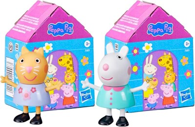 Foto 1 | Foto 1 | Figura Hasbro de Peppa Pig Articulada Suzy Sheep & Candy Cat - Venta Internacional