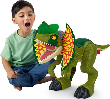 Foto 1 | Foto 1 | Dinosaurio De Juguete Fisher-price Imaginext Jurassic World Dilophosaurus - Venta Internacional.