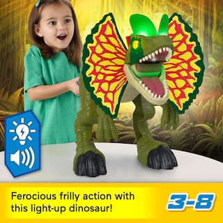 Foto 2 | Foto 2 | Dinosaurio De Juguete Fisher-price Imaginext Jurassic World Dilophosaurus - Venta Internacional.
