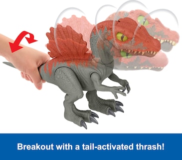 Foto 4 | Foto 4 | Figura De Acción Mattel Jurassic World Crasher Spinosaurus - Venta Internacional.