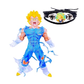 Foto 1 | Foto 1 | Figura Majin Vegeta Dragon Ball Z 27cm - 2 Cabeza Y Brazalete Azul
