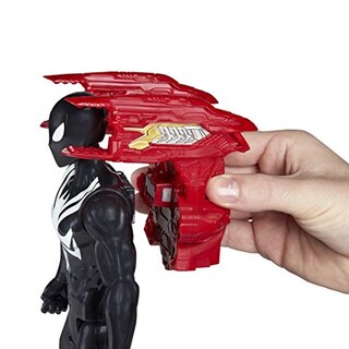Foto 5 | Foto 5 | Figura De Acción Spider-man Titan Hero Series 30 Cm, Traje Negro - Venta Internacional.