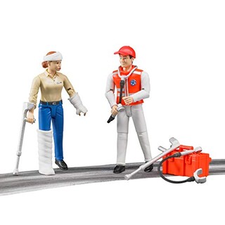 Foto 5 | Foto 5 | Set De Figuras Toy Bruder Bworld Ambulance Con Paramédico - Venta Internacional.