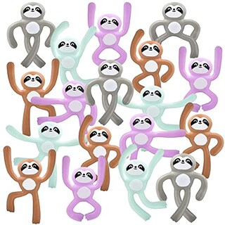 Foto 1 | Foto 1 | Bendable Sloth Toys Artcreativity, Miniset De 48 Unidades, Para Niños - Venta Internacional.