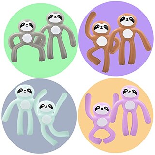 Foto 4 | Foto 4 | Bendable Sloth Toys Artcreativity, Miniset De 48 Unidades, Para Niños - Venta Internacional.