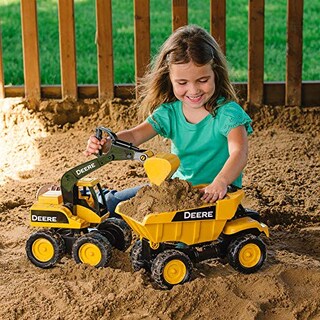 Foto 4 | Foto 4 | Excavadora John Deere Big Scoop Para Camión De Juguete Con Plataforma Basculante - Venta Internacional.