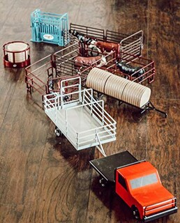 Foto 2 | Foto 2 | Juego De Paneles Little Buster Toys Para Niños, 4 Piezas, Escala 1/16, Rojo - Venta Internacional.