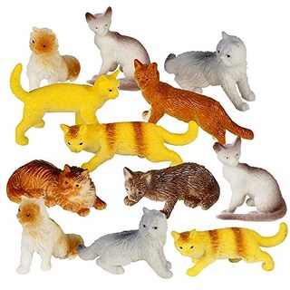 Foto 1 | Foto 1 | Set De Minifiguras De Gatos Artcreativity, Paquete De 12 Para Niños Mayores De 3 Años - Venta Internacional.