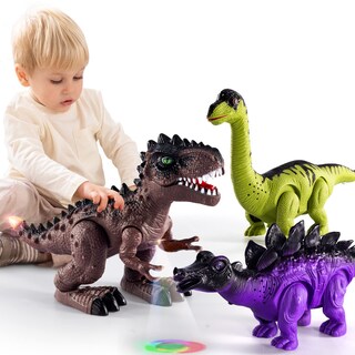 Foto 1 | Foto 1 | Juguete De Dinosaurio Temi Electric Walking, Paquete De 3 Para Niños Pequeños De 2 A 4 Años - Venta Internacional.
