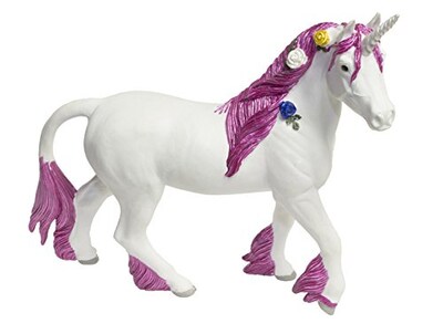 Foto 1 | Foto 1 | Figura De La Colección Mythical Realms De Safari Ltd., Unicornio Rosa - Venta Internacional.