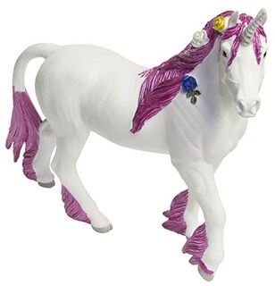 Foto 3 | Foto 3 | Figura De La Colección Mythical Realms De Safari Ltd., Unicornio Rosa - Venta Internacional.