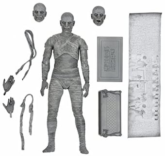 Foto 1 | Foto 1 | Figura De Acción Neca Universal Monsters Mummy, 18 Cm, Versión En Blanco Y Negro - Venta Internacional.