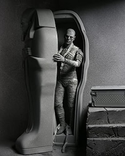 Foto 4 | Foto 4 | Figura De Acción Neca Universal Monsters Mummy, 18 Cm, Versión En Blanco Y Negro - Venta Internacional.