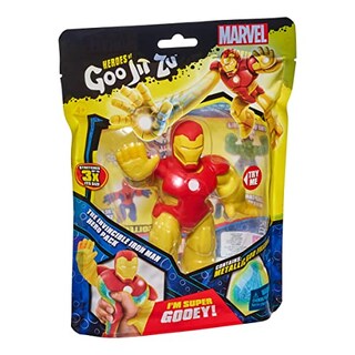 Foto 3 | Foto 3 | Figura De Acción Heroes Of Goo Jit Zu Marvel Iron Man, 11,5 Cm - Venta Internacional.