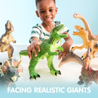Foto 2 | Foto 2 | Dinosaur Toys Joyin Big Para Niños Pequeños Con Libro Educativo, 6 Unidades - Venta Internacional.