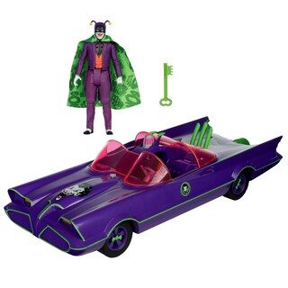 Foto 2 | Foto 2 | Figura De Acción Mcfarlane Toys Dc Retro Batmobile & The Joker - Venta Internacional.