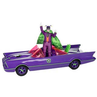 Foto 5 | Foto 5 | Figura De Acción Mcfarlane Toys Dc Retro Batmobile & The Joker - Venta Internacional.