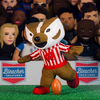 Foto 2 | Foto 2 | Figura De Peluche Bleacher Creatures Wisconsin Badgers Bucky 10 - Venta Internacional.