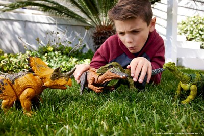 Foto 2 | Foto 2 | Juguete De Dinosaurio Mattel Jurassic World Wild Roar Regaliceratops - Venta Internacional.