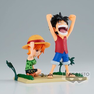 Foto 4 | Foto 4 | Figura Banpresto One Piece Log Stories Luffy & Nami - Venta Internacional.