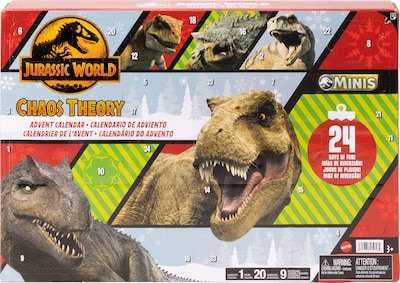 Foto 1 | Foto 1 | Calendario De Adviento Mattel Jurassic World Chaos Theory 2024 - Venta Internacional.