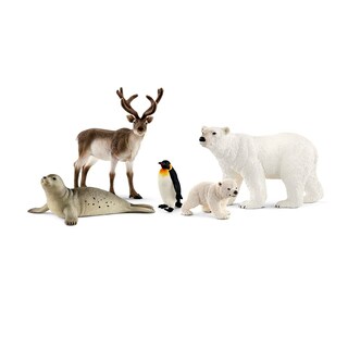 Foto 1 | Foto 1 | Set De Juego Con Figuras Schleich Wild Life Arctic Polar Animal, 5 Unidades - Venta Internacional.