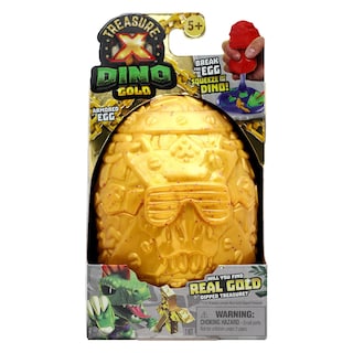 Foto 2 | Foto 2 | Huevo Blindado Dorado De Toy Treasure X Dino Con Fósil Y Herramienta - Venta Internacional.