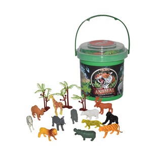 Foto 1 | Foto 1 | Figura De Juguete Wild Republic Wild Animals, Cubo De 15 Piezas - Venta Internacional.