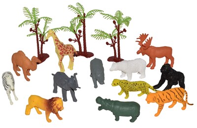 Foto 2 | Foto 2 | Figura De Juguete Wild Republic Wild Animals, Cubo De 15 Piezas - Venta Internacional.