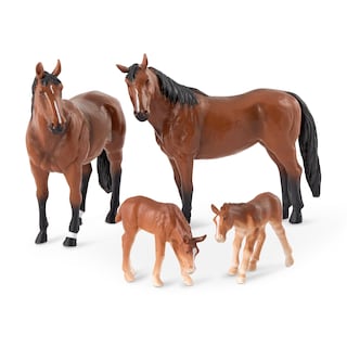 Foto 1 | Foto 1 | Set De Caballos De Juguete Terra De Battat, Plástico Realista, 4 Unidades, Más De 3 Años - Venta Internacional.