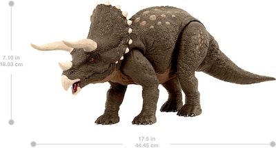 Foto 3 | Foto 3 | Juguete De Dinosaurio Mattel Jurassic World Habitat Defender Triceratops - Venta Internacional.