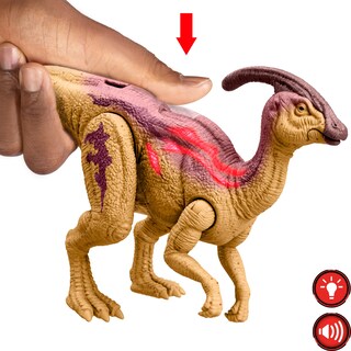 Foto 3 | Foto 3 | Figura De Dinosaurio Jurassic World Wild Roar Parasaurolophus - Venta Internacional.