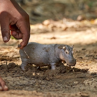 Foto 3 | Foto 3 | Figura Schleich Wild Life De Hipopótamo Realista Con Detalles - Venta Internacional.
