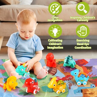 Foto 4 | Foto 4 | Toy Alasou Dinosaur Fantastic Creatures Con Tapete De Juego Y Almacenamiento B - Venta Internacional.