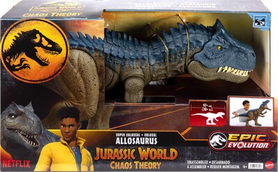 Foto 6 | Foto 6 | Figura De Acción Mattel Jurassic World Super Colossal Allosaurus - Venta Internacional.